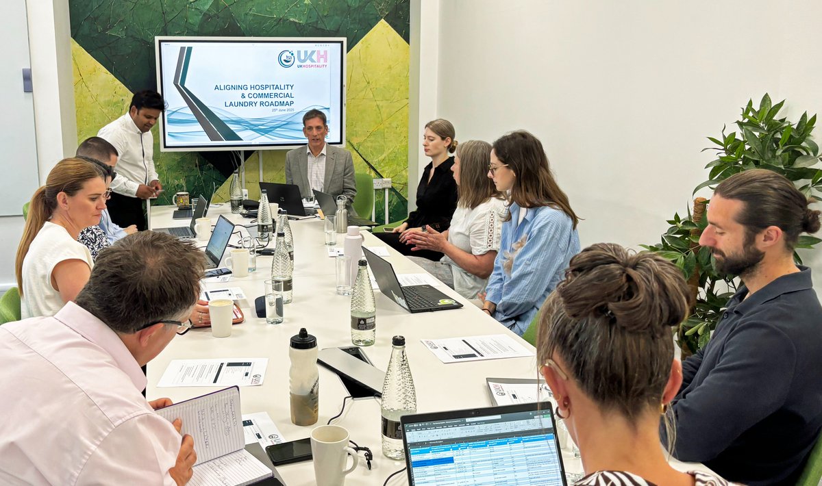 TSA (@textileservices) on Twitter photo Hospitality & the laundry industry working together for sustainability - Latest <a href="/UKHofficial/">UKHospitality</a> & TSA meeting focuses on aligning industries’ sustainability roadmaps
Read more: tsa-uk.org/hospitality-an…
#textileservices #laundry #hsopitality #workwear #healthcare #sustainability Hospitality & the laundry industry working together for sustainability - Latest <a href="/UKHofficial/">UKHospitality</a> & TSA meeting focuses on aligning industries’ sustainability roadmaps
Read more: tsa-uk.org/hospitality-an…
#textileservices #laundry #hsopitality #workwear #healthcare #sustainability