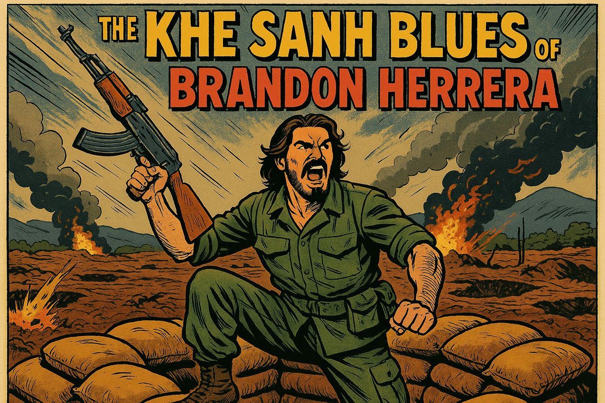 ForcedValor's tweet image. 🪖 Khe Sanh, '68: Cpl. Herrera battles NVA with grit, odd gear & a broken heart 💔. Laughs & chaos in the mud! #ForcedValor #VietnamWar #WarStories #MilitaryHistory youtu.be/R4_sYU0j_Jc