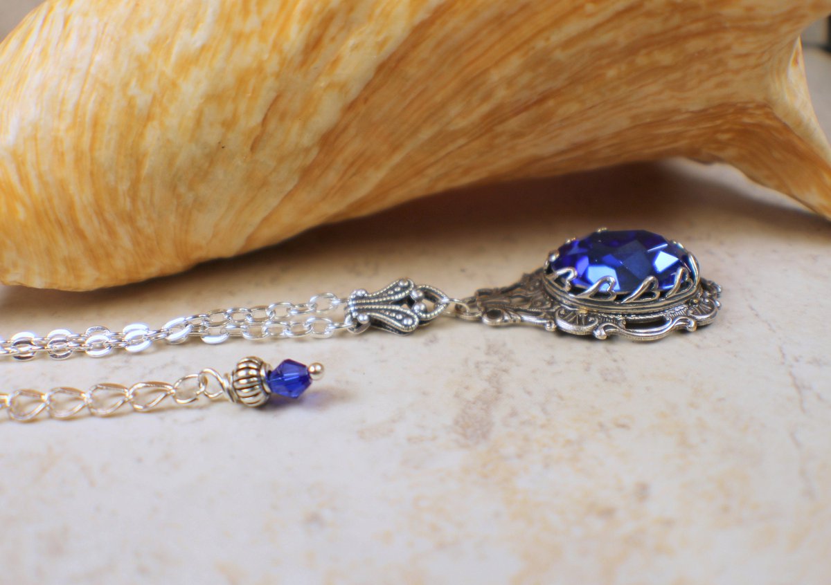 charsfavorite's tweet image. Elevate your elegance with the Swarovski Crystal Blue and Filigree Necklace for just $55. Discover a timeless piece that shines as bright as you do. #JewelryLover #SwarovskiStyle
Shop Now charsfavoritethings.com/products/4goth…