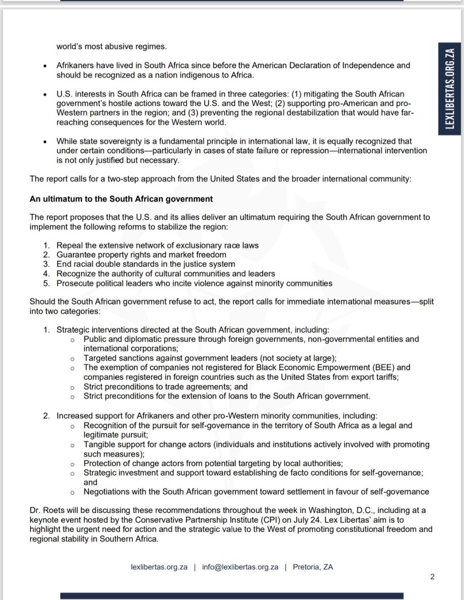 LexLibertasOnX's tweet image. Media Statement 23 July 2025