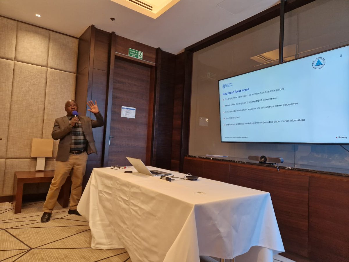 AddisIlo's tweet image. 📢The @ilo is supporting South Sudan in developing a National Employment Policy 🇸🇸
A validation workshop is underway in Juba this week to review the employment diagnostic and refine strategic priorities to boost decent work and inclusive growth.🤝
#DecentWork #EmploymentPolicy