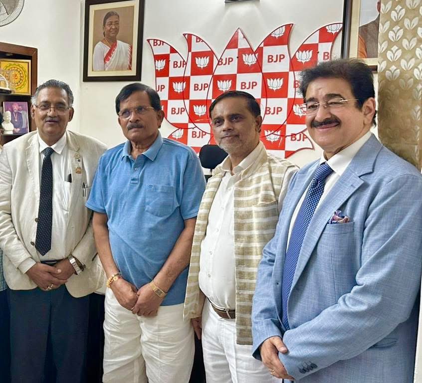 Invited by the Hon. Shri Sripad Yesso Naik, Minister of State for New and Renewable Energy of India for the forthcoming conference at Vigyan Bhawan -With Indrajit Ghosh Chairman of MSMECCII.