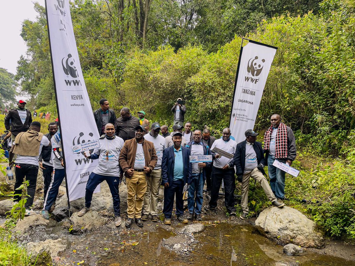 WWF_Kenya's tweet image. Journey of water Day 1 flag off in photos:
#JourneyofWater #TunzaMitoBoreshaMaisha.
@WWFTANZANIA @BMZ_Bund @BMZ_Bund