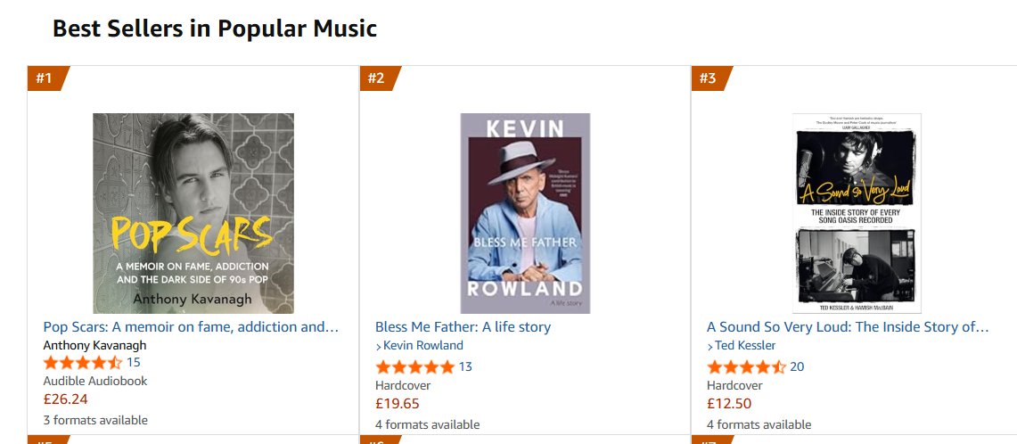 BlinkPublishing's tweet image. . @kavana_official&apos;s POP SCARS is a #1 Amazon bestseller in the Pop Music charts!

Have you got your copy of this raw and honest memoir yet? amazon.co.uk/Pop-Scars-addi…