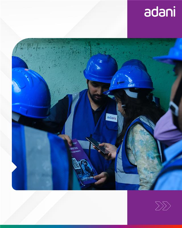 AdaniOnline's tweet image. Adani Group is driving a new era of workplace safety by implementing digital safety solutions across its operations. From real-time monitoring to AI-enabled insights, the Group is committed to building a safer, smarter, and more resilient workplace.