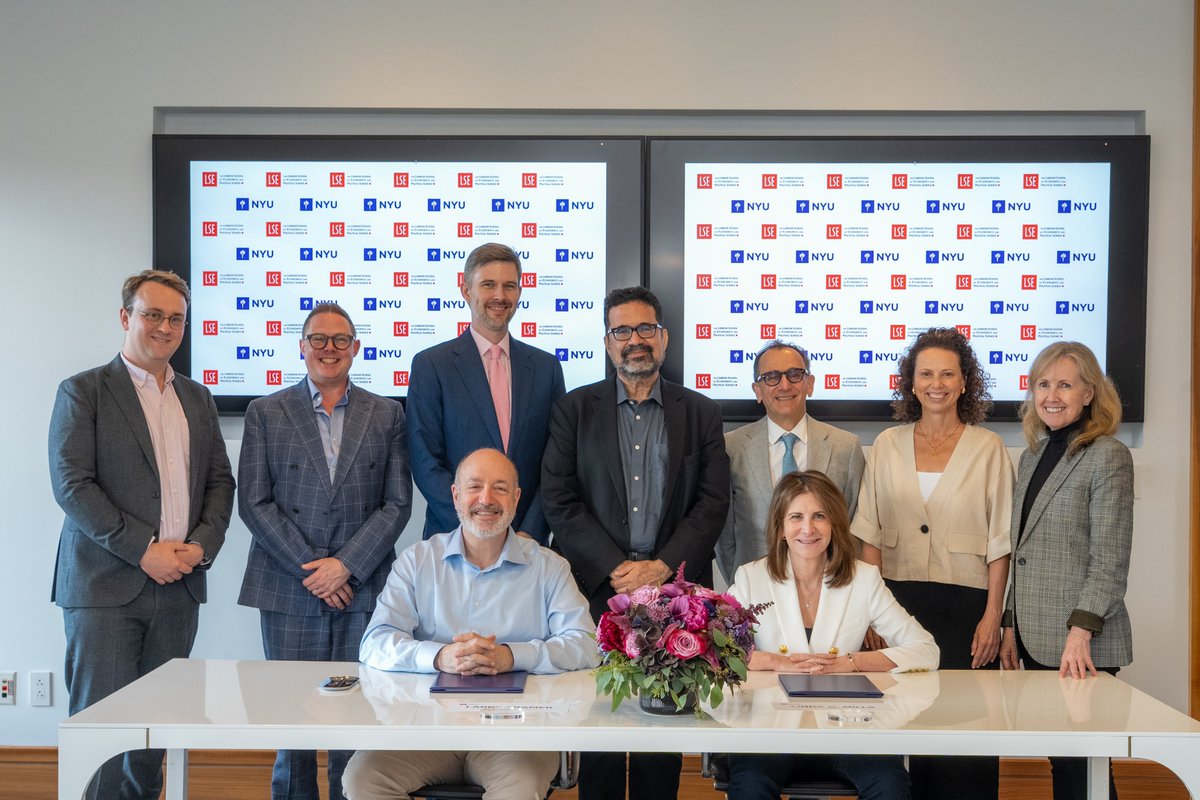 MediaLSE's tweet image. 📣 We are thrilled to announce our partnership with @mccnyu at @nyusteinhardt to launch our new MSc Double Degree Programme in #Media, #Culture and Global Cities!
Applications will open in the Autumn, enrolling at #LSE in 2026/27: lse.ac.uk/News/Latest-ne…
@LSEnews @nyuniversity