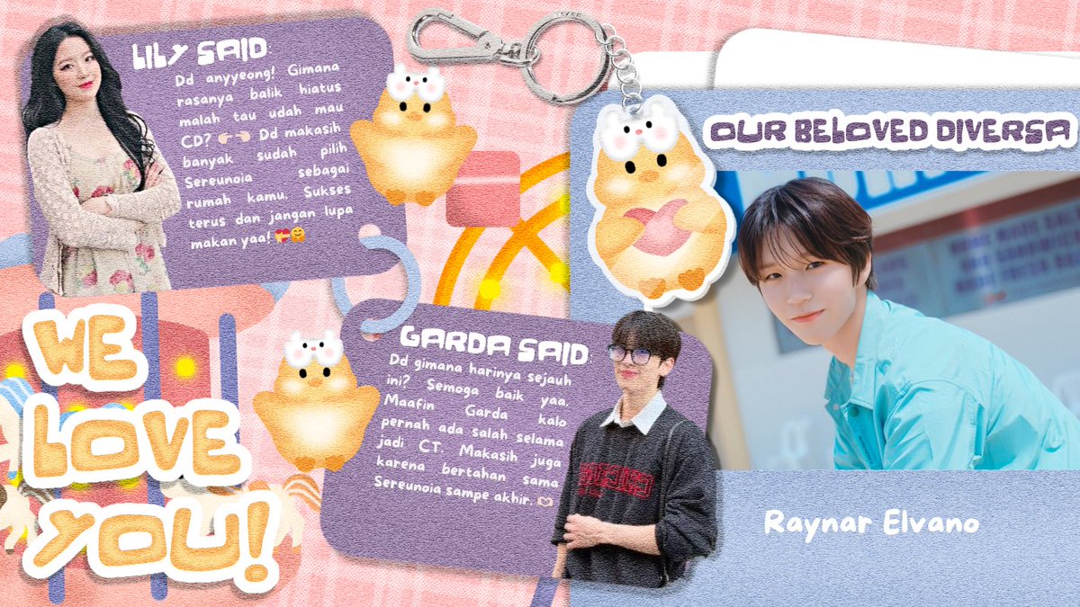 Ini lucu banget, terimakasih noona, abang. Beneran sebulannya gak berasa, balik hiatus langsung cd 😢 terimakasih banyak hadiahnya!