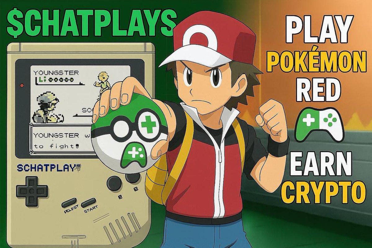 cryptoprof93's tweet image. Here is the next big thing in crypto game play!
$CHATPLAYS is the first chat-to-earn live-streaming 24/7 gameplay on PumpFun
Play POKÉMON RED for free and Earn crypto
COMMUNITY FUN GAMEPLAY THAT REWARDS THE PLAYERS:
💸 CHATPLAYS Rewards drop after the game finishes
🗳️…