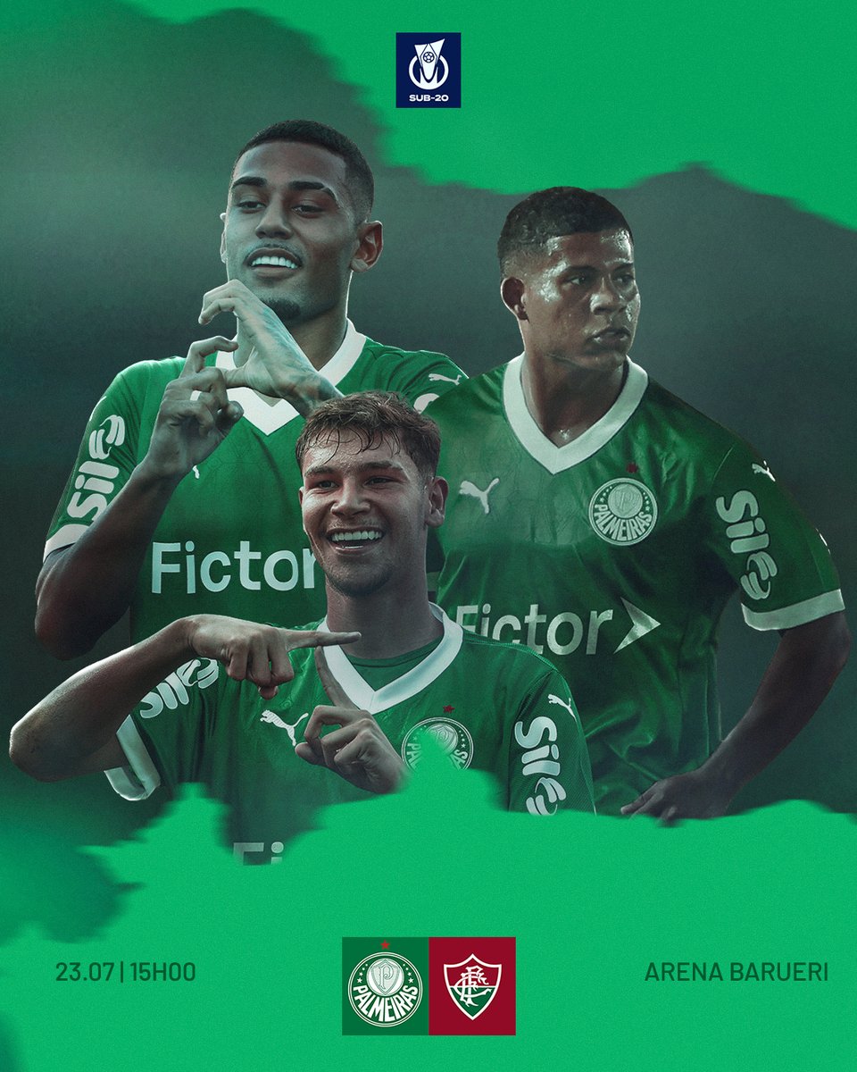 Palmeiras's tweet image. Em dose dupla! Dia também das #CriasDaAcademia pelo Brasileiro Sub-20!
⚽ Palmeiras x Fluminense
🏆 Brasileiro Sub-20
🏟️ Arena Barueri
⏰ 15h
📺 SporTV
📰 tinyurl.com/4j9xvwtk