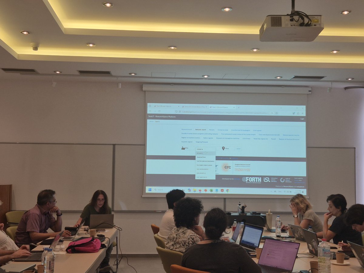 Hands-on course: "Querying SEALIT data through ResearchSpace", by Anastasia Axaridou. 3rd-day, 2025 Summer School on CIDOC CRM Interoperability and Applications #CIDOC_CRM <a href="/ISL_ICS_FORTH/">ISL at ICS-FORTH</a>  <a href="/CCI_ICS_FORTH/">Centre for Cultural Informatics at ICS-FORTH</a> <a href="/CRMSIG/">CIDOC CRM SIG</a> #2025CCIsummerSchool