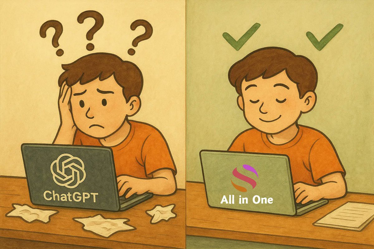 the_dhakshu_'s tweet image. AI is the most powerful tool of our time.
Yet, 90% of people use only ChatGPT.
Discover a secret hack to utilize AI all in one ↓