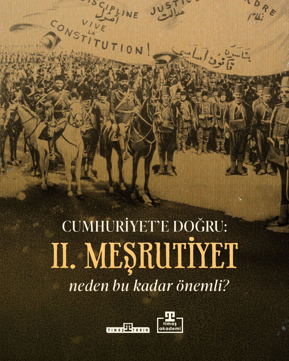 İkinci Meşrutiyet; Osmanlı Anayasası’nın (Kânûn-ı Esâsî) 30 yıl askıda kaldıktan sonra 23 Temmuz 1908’de yeniden ilan edilmesiyle başlar.