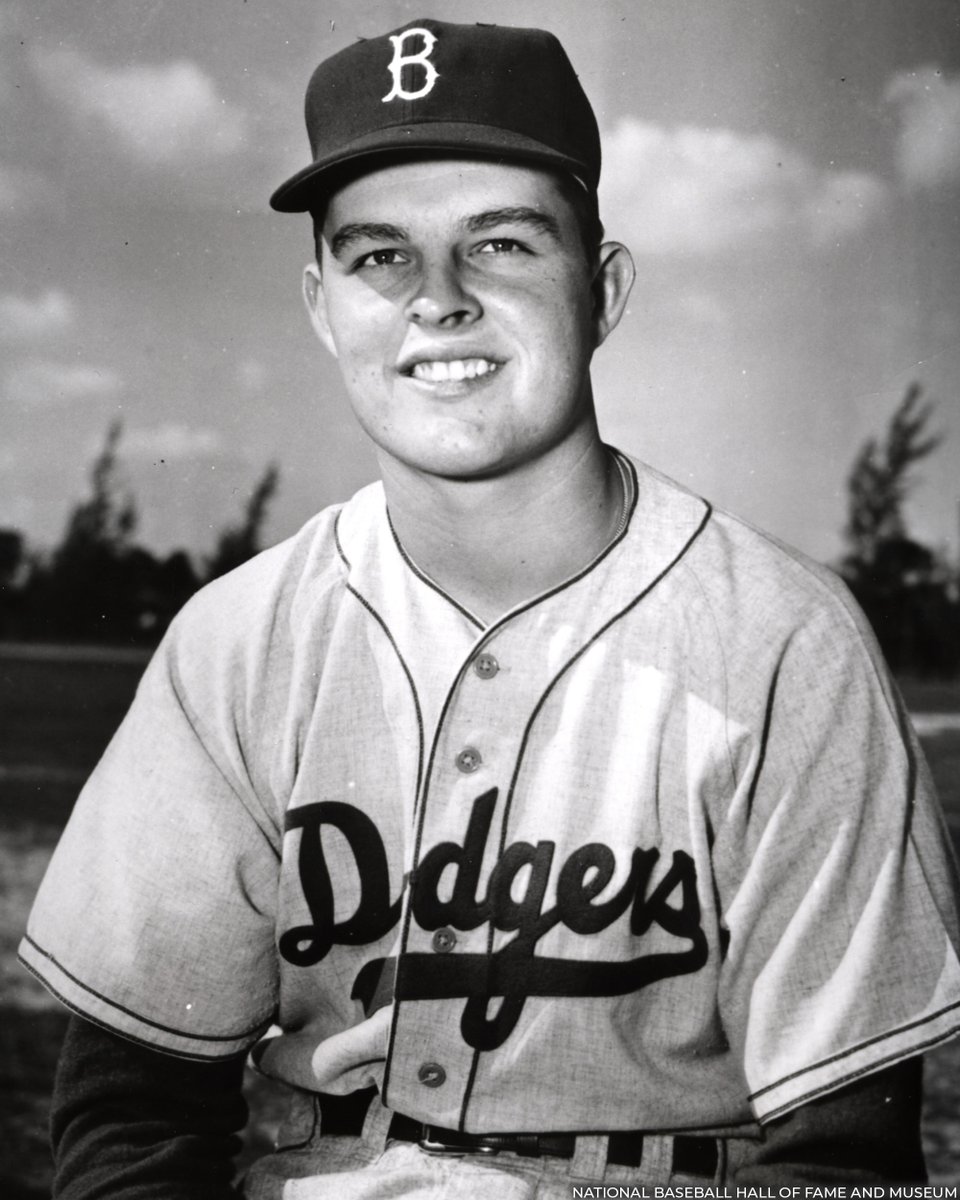 baseballhall's tweet image. Three World Series titles, a record-tying five All-Star Game starts, 49 shutouts and a 58.2-inning scoreless streak only scratch the surface of Don Drysdale’s dominance.
The @Dodgers legend was born #OTD in 1936.