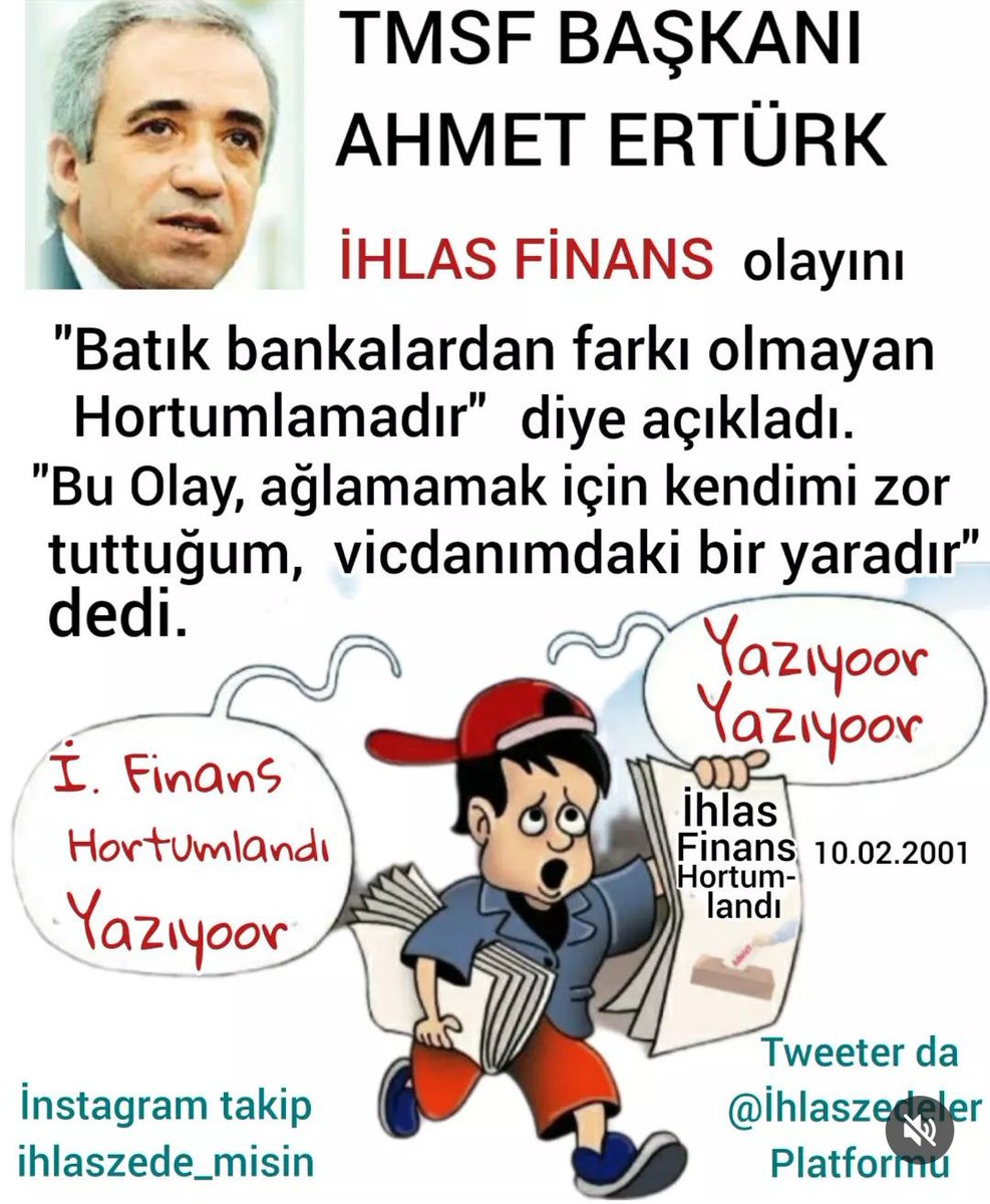 HaticeAksakalA1's tweet photo. @Lokman06A @ajans_muhbir @AvrupaEkonomi @Abgazetesi @KanalAvrupaTv @RTErdogan @engelsizbestepe @iyipartitbmm @MDervisogluTR @LutfuTurkkan @cenginyurt52 @AkInsanHkl @iyiparti @anahtarpartiorg @yavuzagiraliog @bbpgenelmerkez @eczozgurozel @chptbmm @MhpTbmmGrubu @MHP_Bilgi @Saka_larr @halktvcomtr @ntv #ihlasfinans batmadı, sahipleri tarafından hortumlandı❗
24 yıldır tasfiye bahanesiyle de  hortumladıkları parayı kullanıp, servetlerini büyütürken; onbinlerce insanı mağdur etmeye devam ediyorlar❗
YETKİLİLER İSE BU TABLOYA SUS-PUS
PEKİ AMA NEDEN❓❓❓ https://t.co/auCIb6rEAt