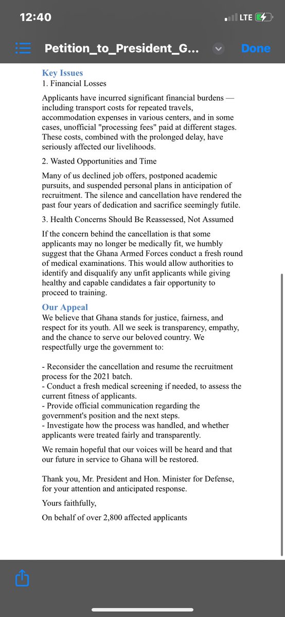 OjMorgan007's tweet photo. "Fellow Ghanaians,
I am writing to you today with a heavy heart. Our nation's values of fairness and justice are under threat. I am deeply concerned about the recent actions of the new defense minister, particularly regarding the 2021 military recruits.
I've attached a petition outlining the details of this injustice. Please take a moment to read it and consider how you can help.
Thank you for your time and consideration. @samgeorgegh @enokay69 @1BongoIdeas @kwadwosheldon @gyaigyimii @JDMahama @EiiScanty @eddie_wrt 
@CaptainSmart_tv @JoyNewsOnTV @Joy997FM @tv3_ghana @ghonetv @metrotvgh