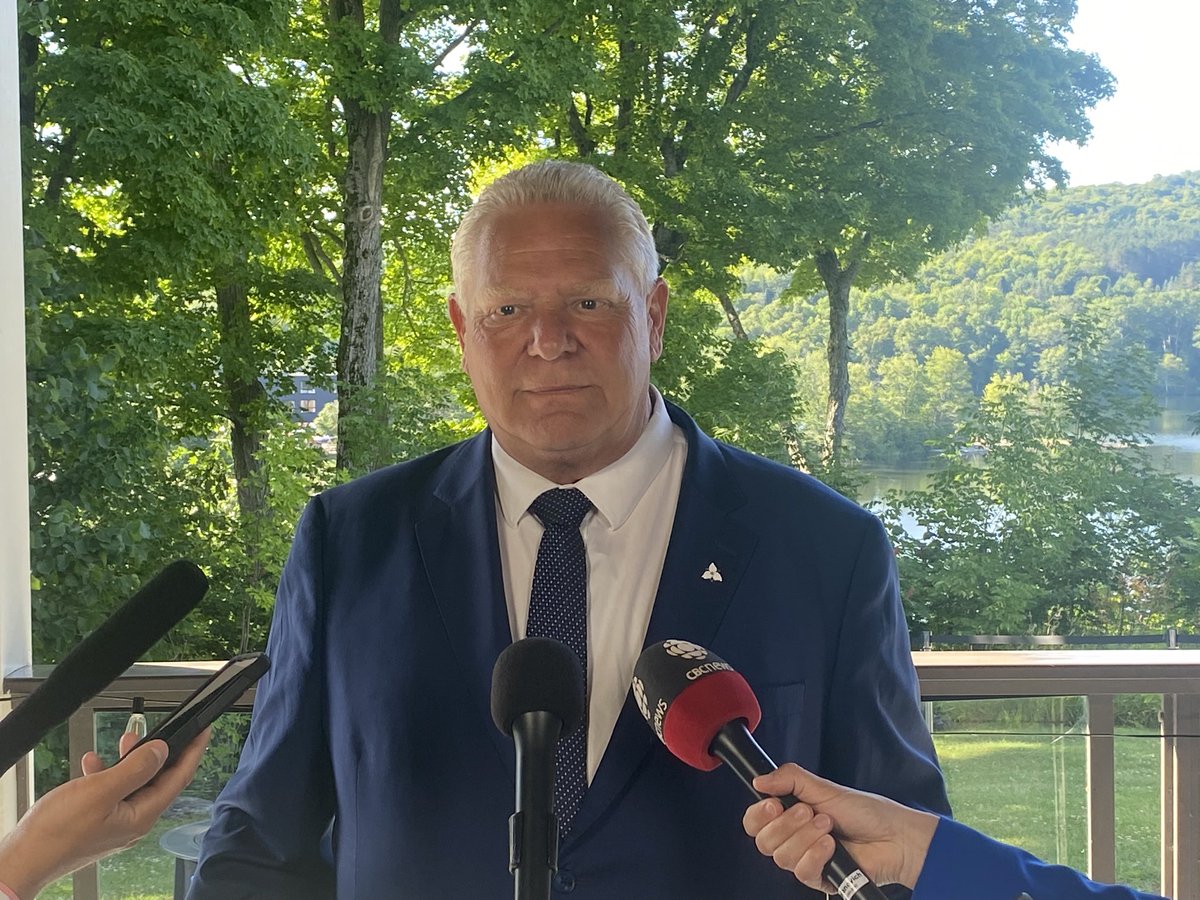isaaccallan's tweet image. The country’s premiers are taking questions in Muskoka ahead of their final meeting at end of a three-day summit. #OnPoli