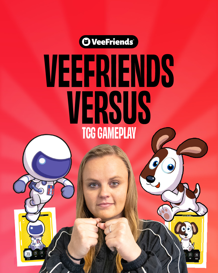 VeeFriendsLive's tweet image. WE KEEP IT COMING THIS WEDNESDAY ⤵️
___
(Note: Times below are in ET)
12:00 PM - VeeFriends Versus: Gameplay & Giveaways!! 🥊
5:55 PM - News Live! 🚨
___
Plan your VeeFriends LIVE week - hit the LINK IN BIO to BOOKMARK the shows you don't want to miss! 🚨