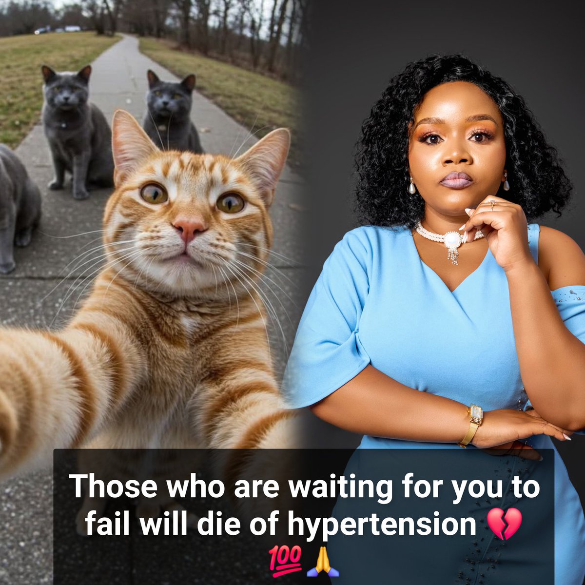 prophetessfay1's tweet image. Those who are waiting for you to fail will die of hypertension 💔💯🙏