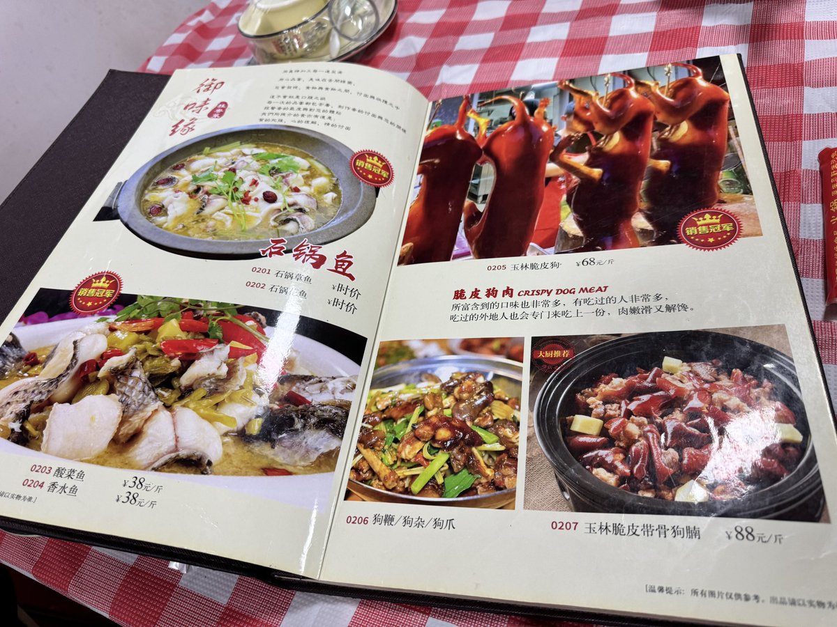 Ch112161's tweet image. 広西は◯肉を食べる文化があり、(◯肉祭りで愛護団体に目をつけられている玉林も広西)
南寧市内に多数の料理店がありました。
生姜で煮込んだ濃い味付けで白米とビールが進みます。
ちなみに、この謎ビールは桂林製だそうで、大瓶3本で10元。
#河内南寧2025