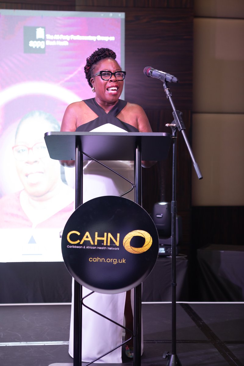 APPGBlackHealth's tweet image. "Black voices are essential" - @PauletteHamilto APPG Black Health Chair, celebrates our healthcare heroes at #BlackHealthcareAwards
Together we fight for fairness & improved outcomes for our community #APPGBlackHealth #FibroidEquity