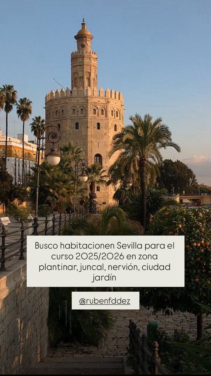 rubnfg_'s tweet photo. Busco habitaciones en Sevilla para el curso 2025/2026, tengo 18 años y preferiblemente zona plantinar, juncal, nervión y ciudad jardín, si estas interesado puedes hablarme por instagram: rubenfddez
#pisossevilla #plantinar #sevilla #us #pisos #nervion https://t.co/5NYs7f0uo8