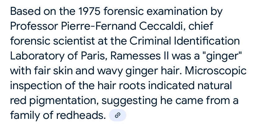 Jakeesposito22's tweet image. Many of the ancient Egyptians had ginger hair including “Gebelein Man” the first predynastic mummy ever found, Queen Meresankh III, Queen Tiye &amp;amp; Pharaoh Ramesses II. So ancient Egyptians did not look like Sub-Saharan Africans, they looked like Irish people.
