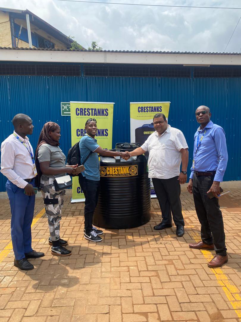 Appropriate Technology Centre (ATC) (@atc_wash) on Twitter photo We’re excited to share that one of the winners🎉 from the Spin & Win challenge at the Appropriate Technologies Expo & Innovations Lounge, Mr Kasim has officially received his prize of a water tank, courtesy of Crestanks Limited .
We extend our sincere thanks to <a href="/crestanks/">Crestanks Limited</a> for We’re excited to share that one of the winners🎉 from the Spin & Win challenge at the Appropriate Technologies Expo & Innovations Lounge, Mr Kasim has officially received his prize of a water tank, courtesy of Crestanks Limited .
We extend our sincere thanks to <a href="/crestanks/">Crestanks Limited</a> for