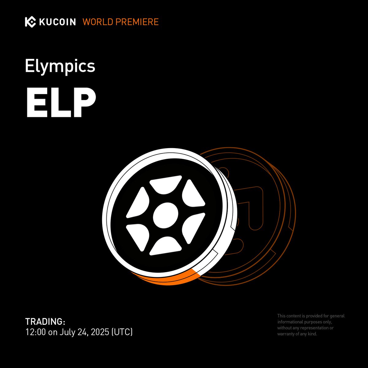 WiseCrypto_'s tweet image. 🚀 @elympics_ai $ELP is listing on @kucoincom , @MEXC_Official , and @Gate_io !

🎮 Powering Web3 games &amp;amp; global brands, Elympics is bringing the next 100M users to crypto.

📅 Trading starts July 24, 2025 at 12:00 UTC
💰 Deposits open (ETH-ERC20)
🔁 Pair: $ELP/USDT

#ELP…
