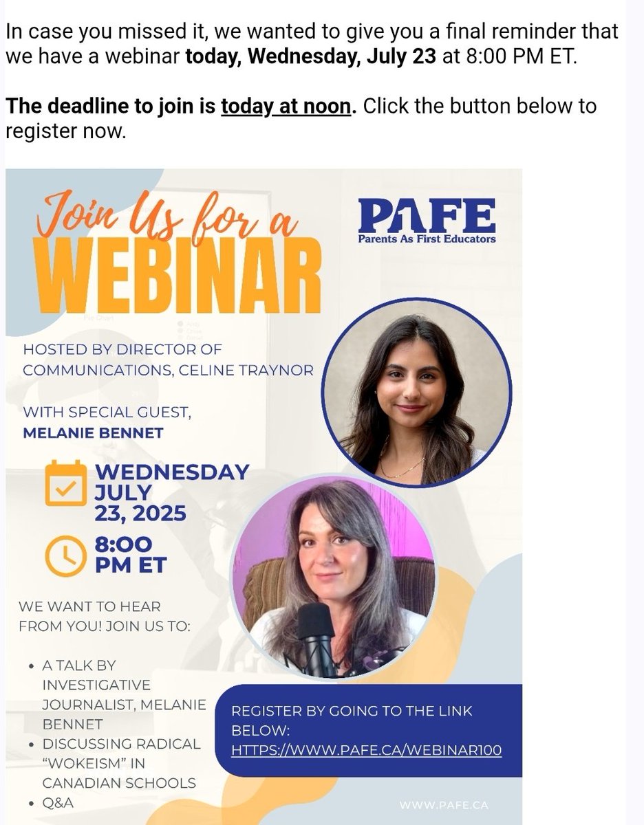 chris4_reform's tweet image. 🔎 Prolific investigative journalist exposing radical wokism @ONeducation
The deadline to register is noon today.
#onpoli @TheAgenda @FSU_Canada @media_speech @toronto_morning @OurDutyCanada @SOSTDSB @UCDSB @ucdsbwellness @Hailey_PPC @TerfSchool @kpssreality @DetransAware…