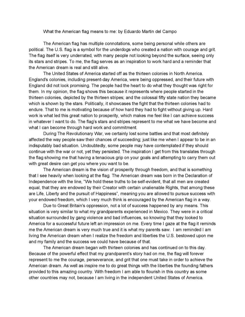 TheBigRedLie's tweet image. I came across this awhile ago and it was exactly what I needed to read at the exact moment I needed it. It was written by an 8th grade student. I’m sharing this with you today because I believe this is what we are fighting for. 🙏💙