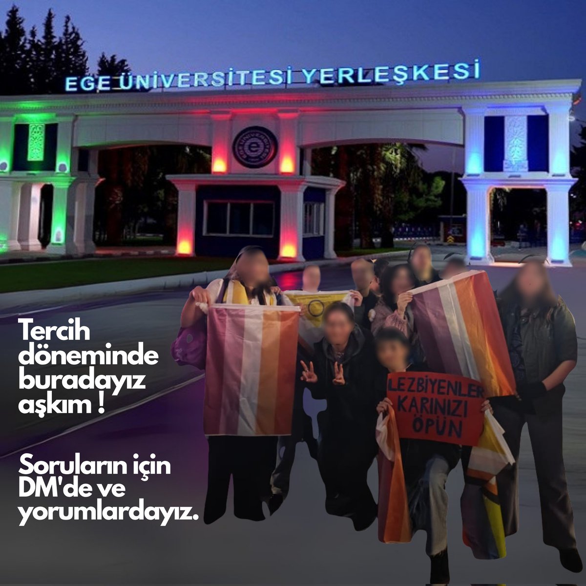 Tercih döneminde buradayız aşkım. Sınav stresi geçti, sıra tercihlerde. Aklına takılan sorular için DM'e gelebilirsin veya yorum atabilirsin. Her şey gönlünce olsun lubunya 💅🌈