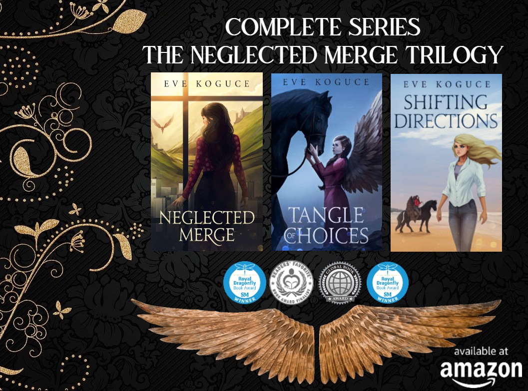Eve Koguce (@evekoguce) on Twitter photo She is a Wingless.
He is a Winged One.
They weren’t supposed to meet.
But when fate brings them together, their fractured world is bound to change forever.
“I have enjoyed the Neglected Merge series from start to finish”
⭐️⭐️⭐️⭐️⭐️Reader review
➡️mybook.to/BVbho55 She is a Wingless.
He is a Winged One.
They weren’t supposed to meet.
But when fate brings them together, their fractured world is bound to change forever.
“I have enjoyed the Neglected Merge series from start to finish”
⭐️⭐️⭐️⭐️⭐️Reader review
➡️mybook.to/BVbho55