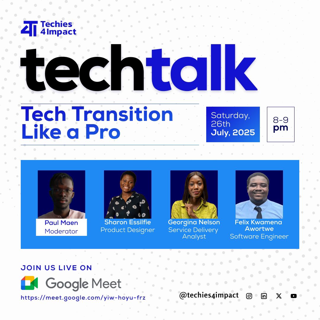 Hello Everyone,

Over here we listen, we don’t judge . All we will do is learn because there is so much we don’t know yet. #Staytuned

<a href="/techies4impact/">Techies4impact</a>
Link as shown 👇🏾 

meet.google.com/yiw-hoyu-frz

#tech