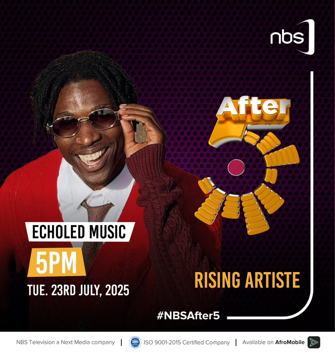 NBSAfter5's tweet image. It’s Pearl Wednesday and We will be playing you strictly 256 music, don’t forget to tune in at exactly 5 PM.
#NBSAfter5 #NBSUpdates