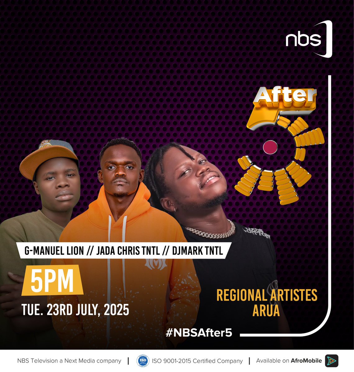 NBSAfter5's tweet image. It’s Pearl Wednesday and We will be playing you strictly 256 music, don’t forget to tune in at exactly 5 PM.
#NBSAfter5 #NBSUpdates