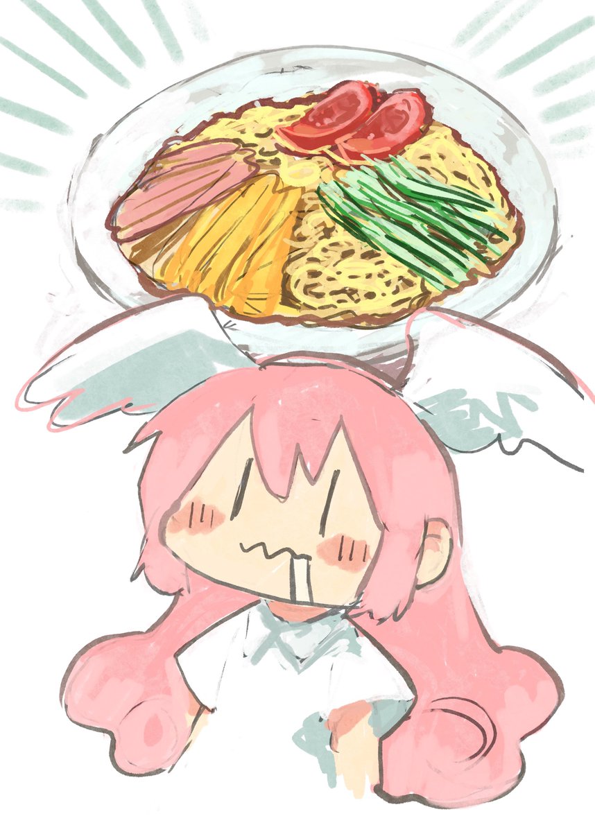 kezuru_'s tweet image. 冷やし中華…