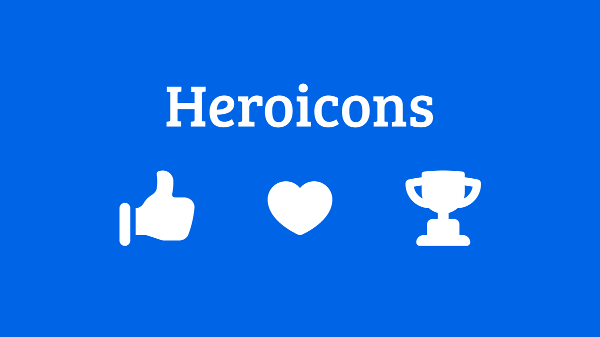 kyrylosilin's tweet image. Just want to say how much I appreciate Heroicons by @steveschoger.
I use them in every project. They always look stunning.
