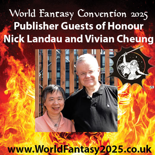 TitanBooks's tweet image. We are delighted that Titan Books co-owners and joint publishers Nick Landau and Vivian Cheung have been selected as Guests of Honour at the 2025 World Fantasy Convention! β¨
You can read more about their selection here: tinyurl.com/yc6um94m