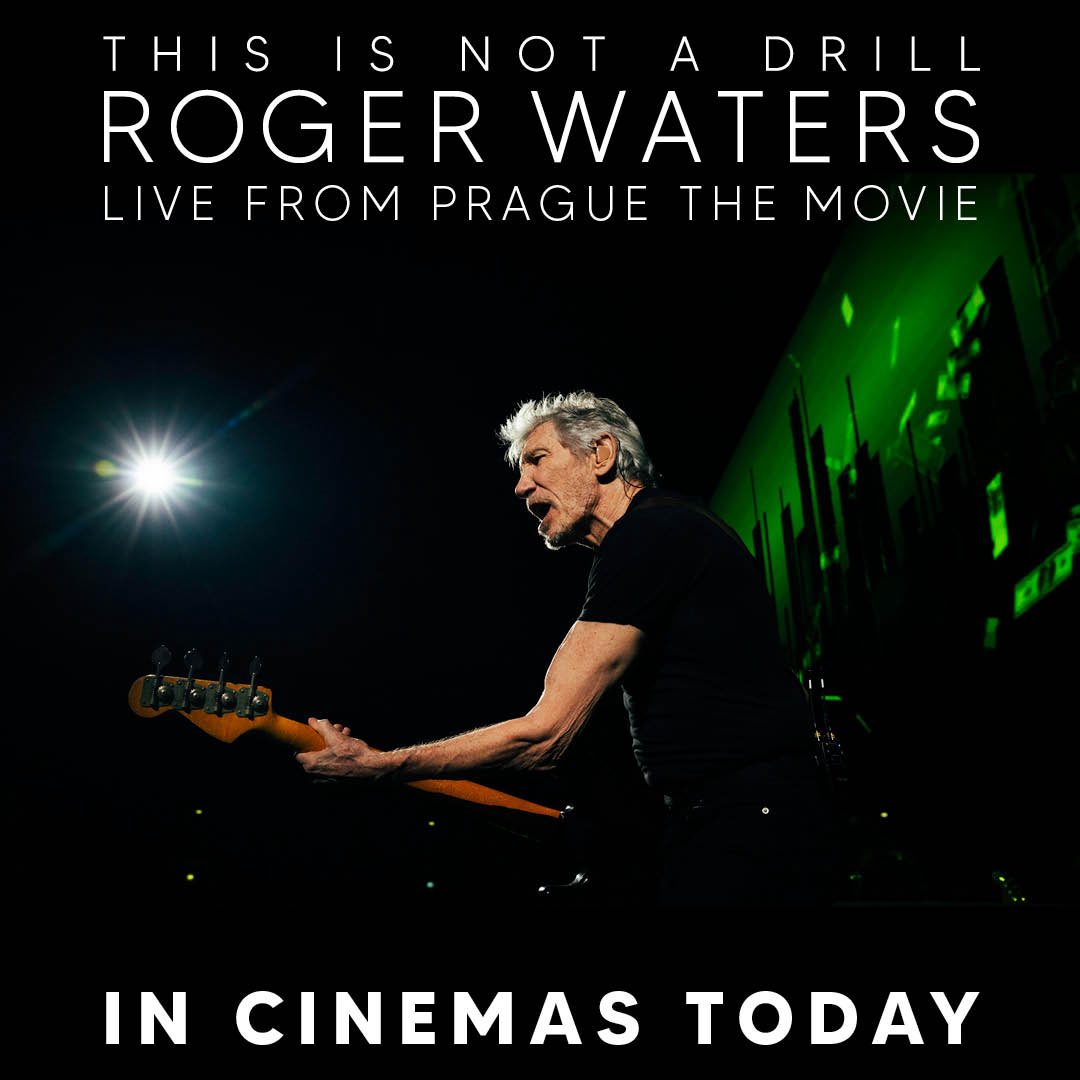 rogerwaters's tweet image. In cinemas today!

Roger Waters This Is Not A Drill: Live From Prague - The Movie is now in cinemas worldwide.

Don’t miss this breathtaking tour de force of music, politics, and personal storytelling.

Tickets available at rogerwaters.film

Pre-order the live album —out…