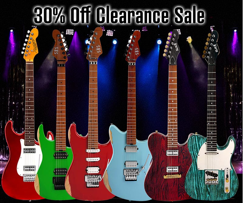 Xaviere, Slick, SBS, Astrea guitars and more!
Everything from Customer Returns, Demo Models, Slight Blemishes all the way up to "UPS SPECIAL" damaged guitars.
Get yours today!
guitarfetish.com/Clearance-Guit…