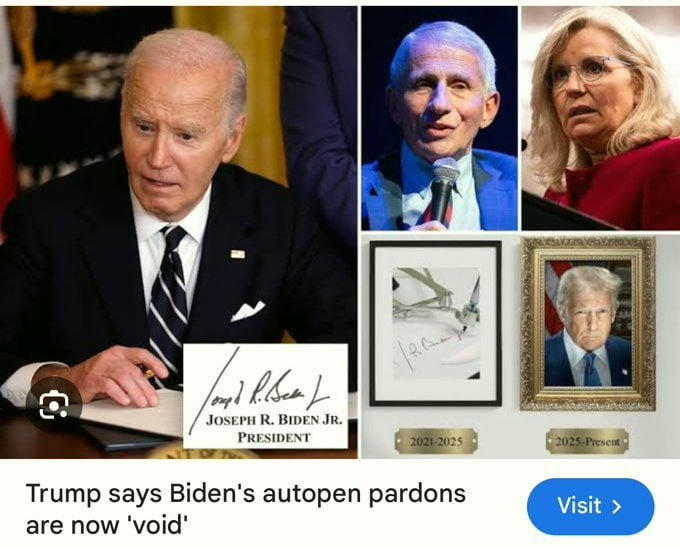 KashPatelNewsX's tweet image. A White House staffer from Biden’s administration revealed that most pardons were signed late at night when Biden was asleep, and he was unaware of who was being pardoned.
Someone sold pardons for profits, the biggest scandal in U.S. history.
Do you urge FBI to investigate it?