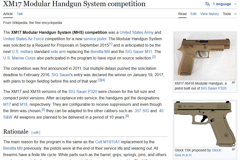 chairmanwon's tweet image. I think the real question now will be if the services drop the requirement for a "Modular Handgun System" in the post P320 world.
This requirement never made sense to me as the benefit of an unserialized frame only matters in a civilian context.