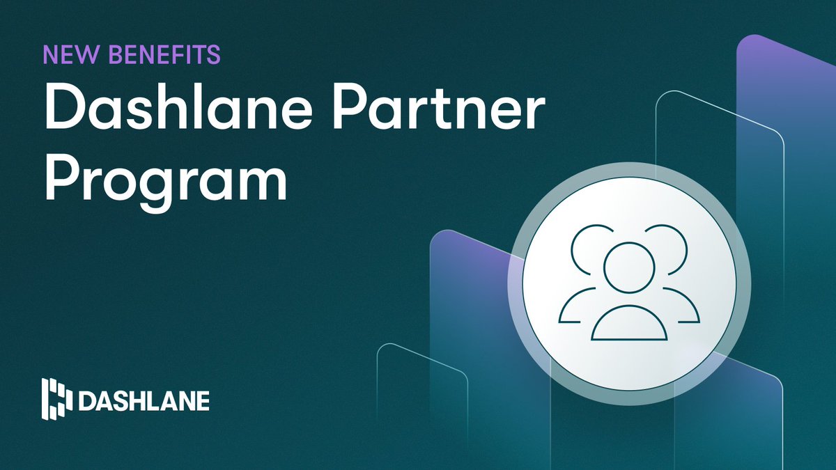 📰 Big News: We’ve revamped the Dashlane Partner Program.

New incentives, rewards and more ways to grow, all while protecting customers with Dashlane Omnix™.

Learn more and join: bit.ly/4lSei3t