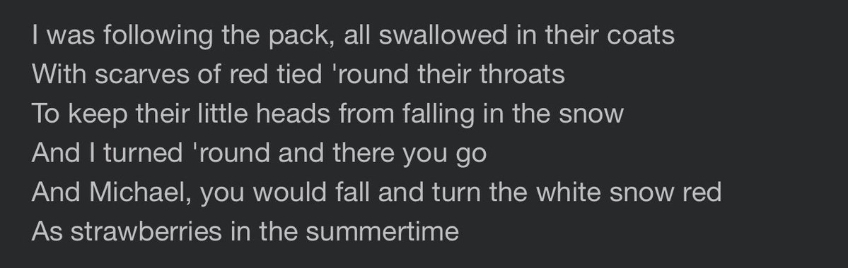 frankwithaknife's tweet image. not to MCRtweet on this fine summer morning but I am once again thinking about White Winter Hymnal as perspective on the events of the Ghost Of You music video. Like not to be controversial but