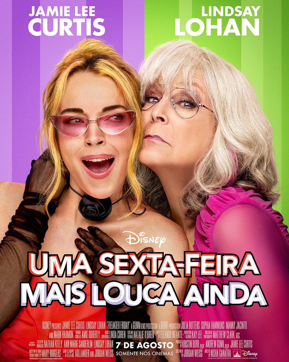 almanaquedisney's tweet image. “Uma Sexta-Feira Mais Louca Ainda é ótimo. Eu estava gritando.
Jamie Lee Curtis está se divertindo muito e é uma delícia de assistir. É bobo e às vezes confuso, mas hilário do começo ao fim, e até tocante em alguns momentos.
Foi com certeza uma das coisas mais divertidas que…
