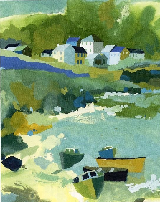 HWarlow's tweet image. Richard Tuff
Accomplished painter and printmaker maker.
Bright contemporary Landscapes
He moved to Cornwall after a career in textiles.