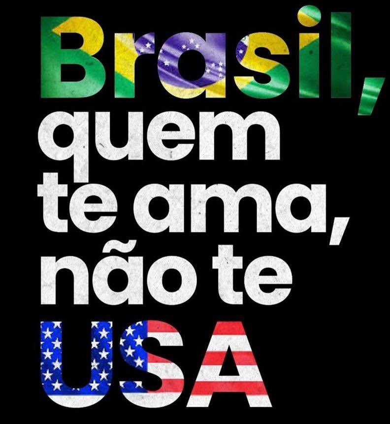jandira_feghali's tweet image. O que tem de “patriota” com saudade dos tempos do Brasil colônia…
Aos traidores da pátria, um lembrete: O BRASIL É DOS BRASILEIROS!
