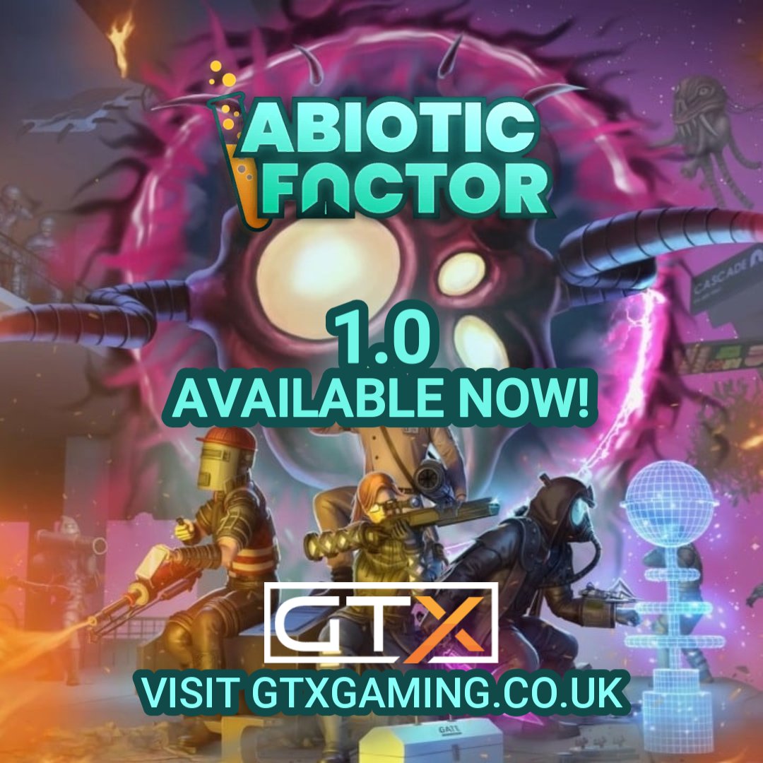 GTXGAMING's tweet image. 🔬 Abiotic Factor 1.0 has officially launched!
Survive the chaos, explore secret labs, and fight off otherworldly threats – all with your crew on your own GTXGaming server!
🧪 No lag. No limits. Just pure sci-fi survival, the way it’s meant to be played.

🎮 Why GTXGaming?
✅…