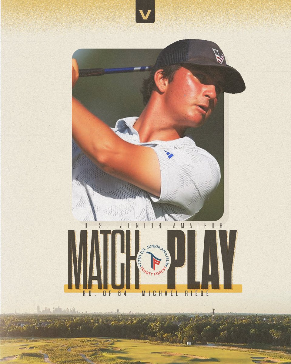 VandyMGolf's tweet image. Best of luck to Michael in the Round of 64 at the 77th U.S. Junior Amateur 

📊 | championships.usga.org/usjunioramateu…

#AnchorDown