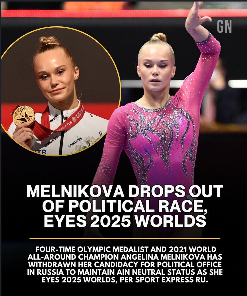 sisiesportes's tweet image. Angelina Melnikova retirou a candidatura a um cargo político na Rússia a fim de manter o status neutro e poder competir internacionalmente.